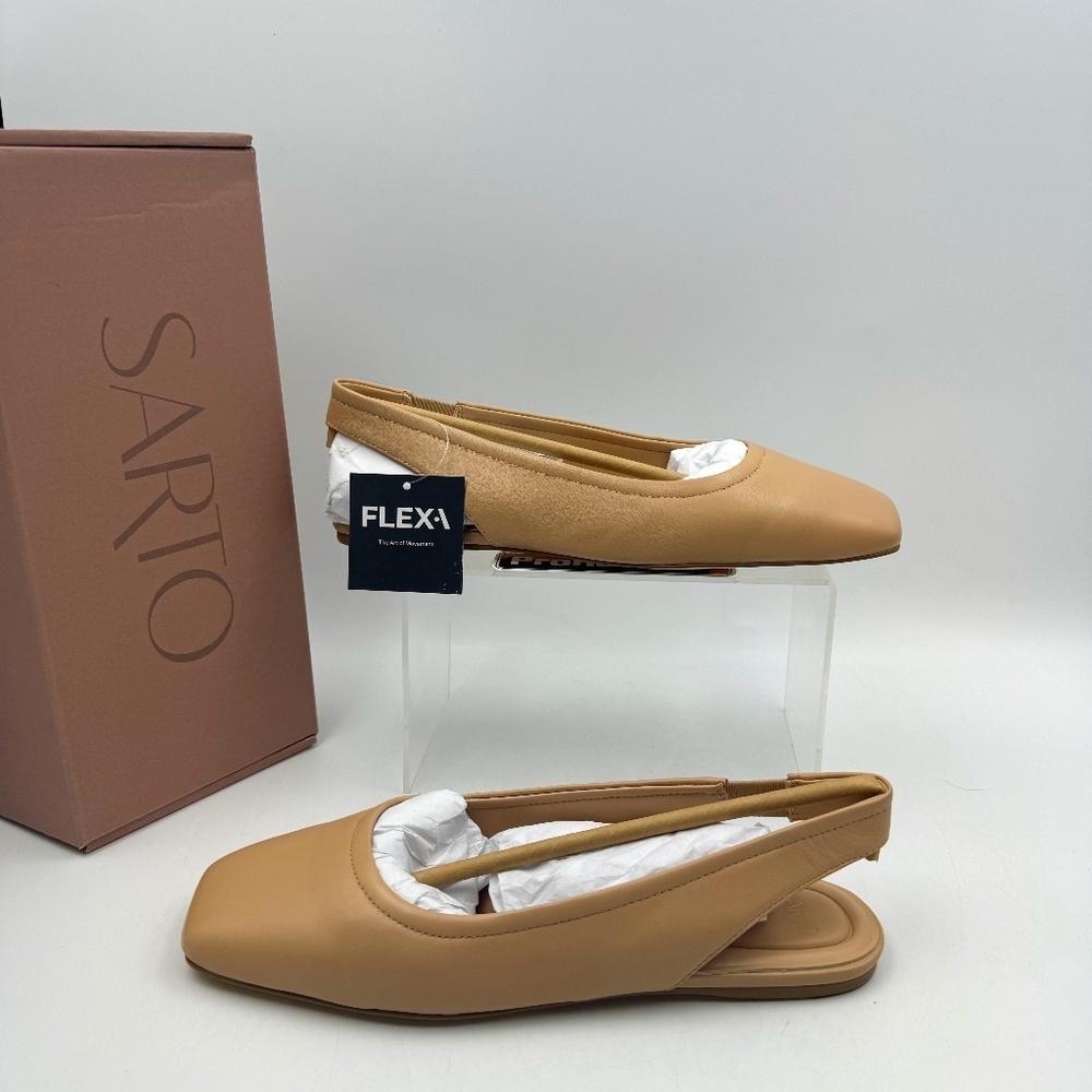 NEW Sarto By Franco Sarto Flexa Antona Slingback Flat US 7